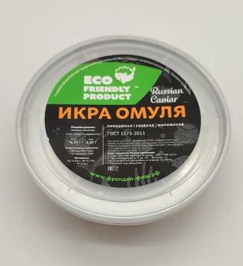 Фото Икра омуля пробойная соленая мороженая 200гр 