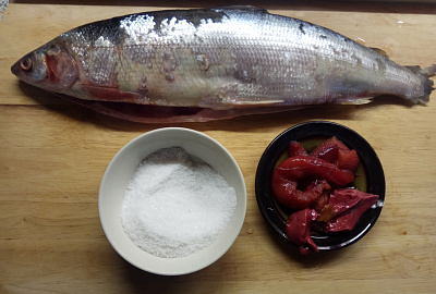 Превью Омуль свежемороженый 0,8-1,2 кг лето 2025г