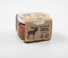 Паштет из мяса лося с брусникой