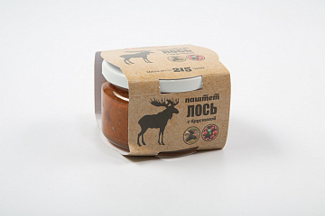 Фото Паштет из мяса лося с брусникой