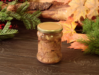 Превью Печень трески (стеклянная банка 500 грамм)