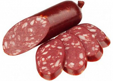 Фото Колбаса из лося с кабаном полукопченая Новомосковская