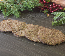 Котлеты для бургера из лосятины (упак. 4шт)