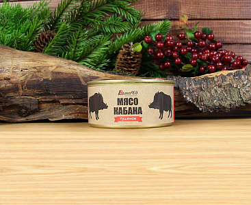 Превью Тушеное мясо кабана (тушенка из кабанятины)