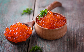 Фото Икра горбуши замороженная (500 грамм) соленая без консервантов