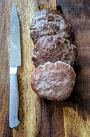 Котлеты для бургера из лосятины (упак. 4шт)