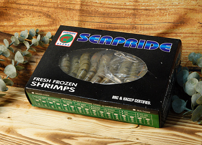 Превью Креветка черная тигровая с головой (16-20)